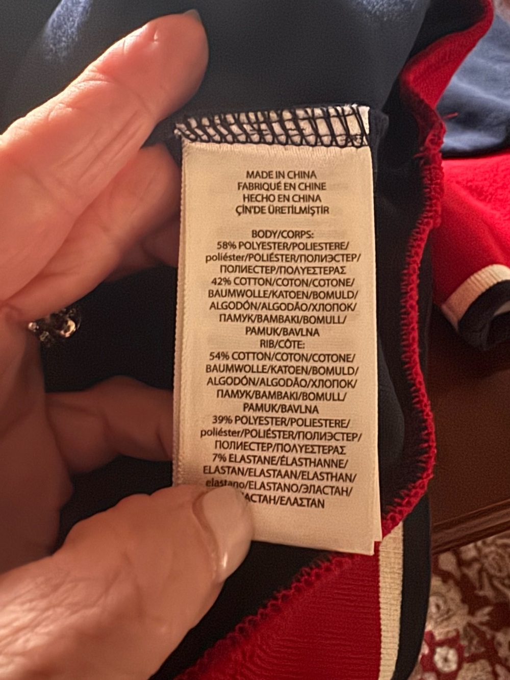 RALPH LAUREN POLO VINTAGE OO'S MENS SWEATSHIRT IN BLUE RED NWOT SZ XL - Picture 7 of 14